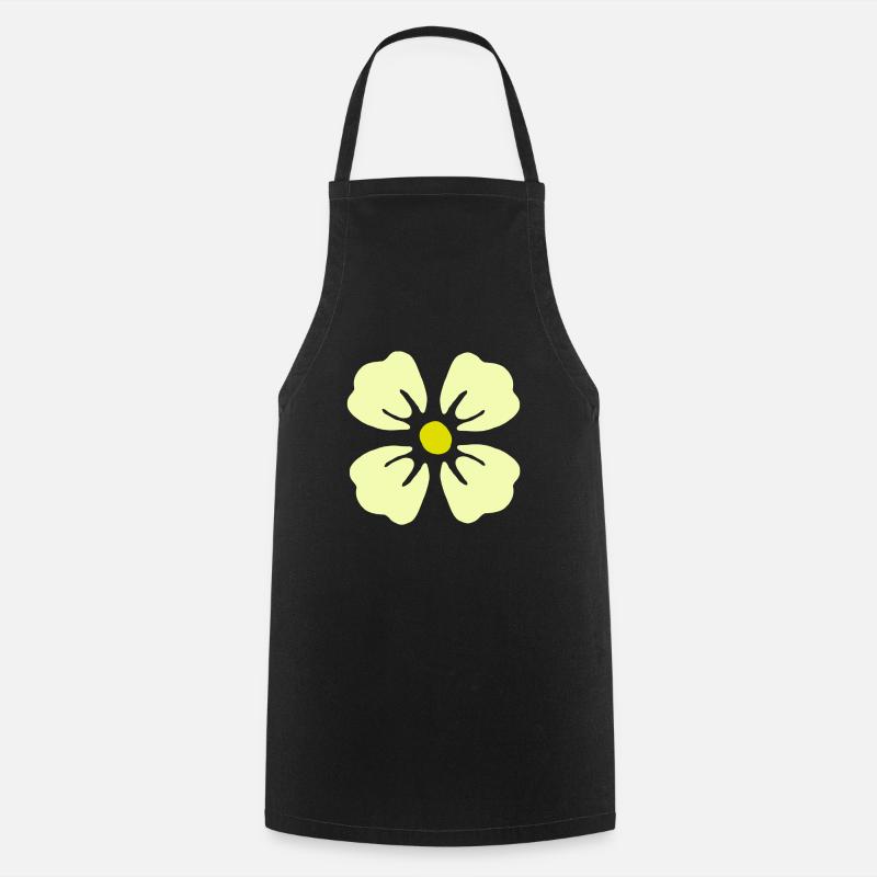 Fleur fleur jardin fleur jardin fleur plante - Tablier de cuisine - noir