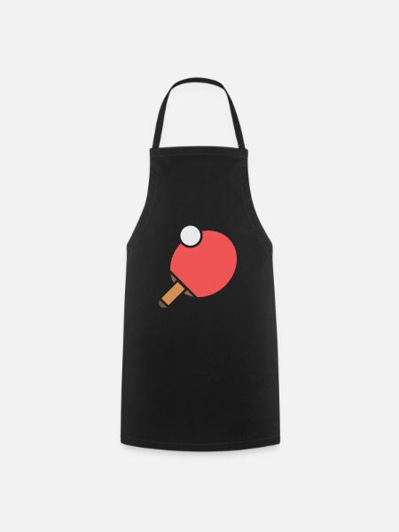 Table tennis table tennis bats table tennis - Cooking Apron - black