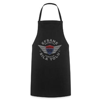 Amasya - Cooking Apron - black - Front - AI Model Male 185 dark (185cm)