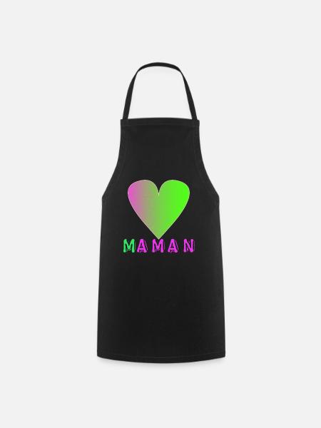 Maman - Tablier de cuisine - noir