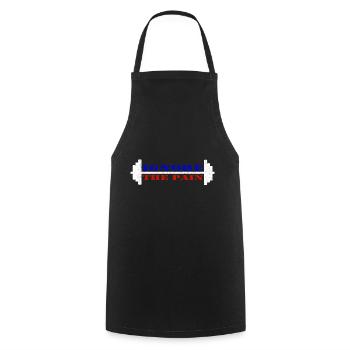 Ignore the pain - Cooking Apron - black - Front - AI Model Male 185 dark (185cm)