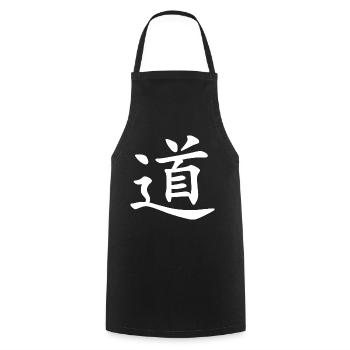 oui! - Tablier de cuisine - noir - Devant - AI Model Male 185 dark (185cm)