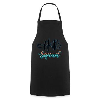 Spécialiste du recrutement de l’escouade RH Ressources humaines - Tablier de cuisine - noir - Devant - AI Model Male 185 dark (185cm)