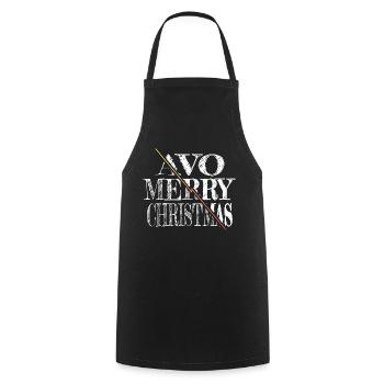 Couples Geek present bedroom Bubaprints - Cooking Apron - black - Front - AI Model Male 185 dark (185cm)