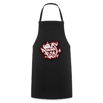 Graffiti Styles - Tablier de cuisine - noir - Devant - AI Model Male 185 dark (185cm)