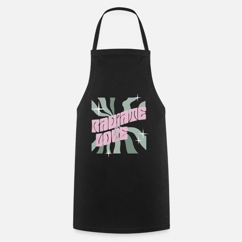 Radiate Love Black - Cooking Apron - black