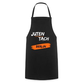 Juten Tach Berlin - Kochschürze - Schwarz - Vorne - AI Model Male 185 dark (185cm)