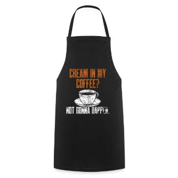 Kaffeeliebhaber Wird Nicht Passieren Lustiger Schwarzer Kaffee D - Kochschürze - Schwarz - Vorne - AI Model Male 185 dark (185cm)