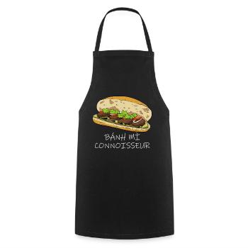 Vietnam Viet Banh Mi Brot Vietnamese I Geschenk - Kochschürze - Schwarz - Vorne - AI Model Male 185 dark (185cm)