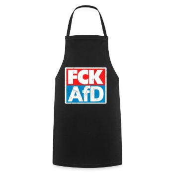 FCK AFD - Kochschürze - Schwarz - Vorne - AI Model Male 185 dark (185cm)