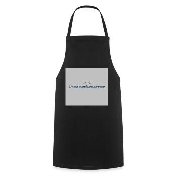 Txm-Mondes - Tablier de cuisine - noir - Devant - AI Model Male 185 dark (185cm)