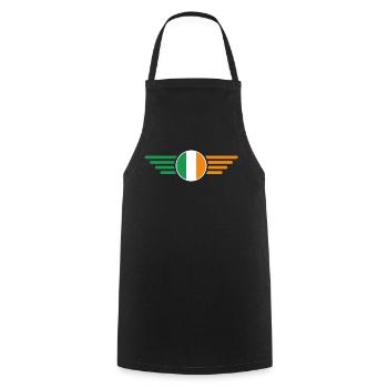 I Love Ireland Elegance Style Design T-Shirt - Tablier de cuisine - noir - Devant - AI Model Male 185 dark (185cm)
