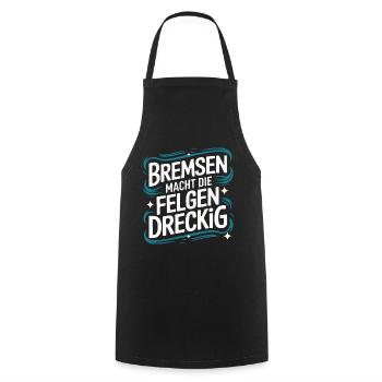 V8 Engine 8 Cylinder Displacement Car Tuning Tuner - Cooking Apron - black - Front - AI Model Male 185 dark (185cm)