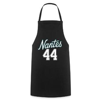 Nantes 44 - Tablier de cuisine - noir - Devant - AI Model Male 185 dark (185cm)