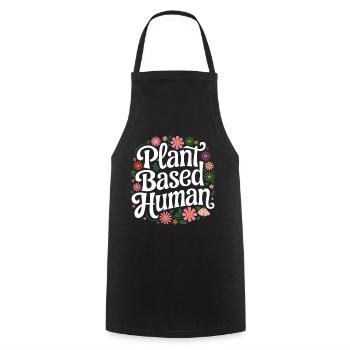 Végétarien Végétalien Végétarien Végétarien - Tablier de cuisine - noir - Devant - AI Model Male 185 dark (185cm)