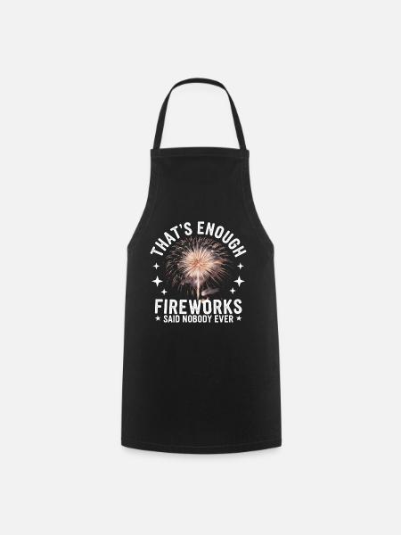 Pyrotechniker Feuerwerk Pyrotechnik - Kochschürze - Schwarz