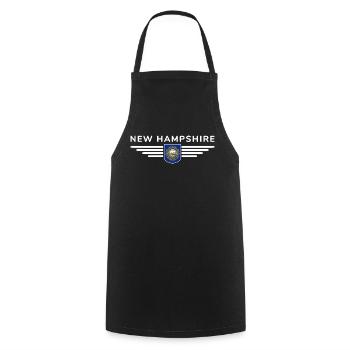 New Hampshire Fan T-Shirt – Must-have! - Tablier de cuisine - noir - Devant - AI Model Male 185 dark (185cm)