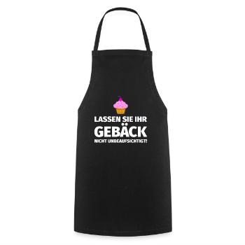 Weihnachten Backen - Kochschürze - Schwarz - Vorne - AI Model Male 185 dark (185cm)