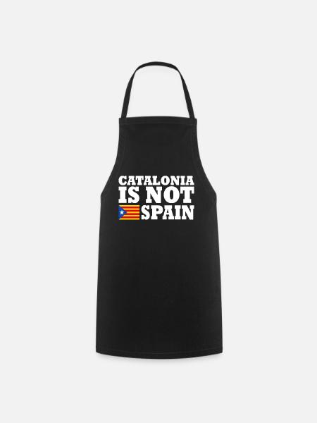 catalonia is not spain - Tablier de cuisine - noir
