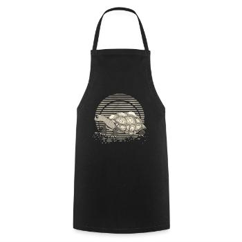 Tortoise - Cooking Apron - black - Front - AI Model Male 185 dark (185cm)