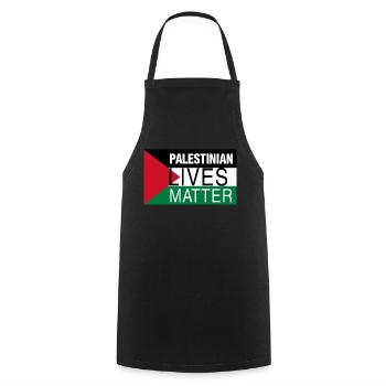 Cadeau amusant Palestinien Lives Matter - Tablier de cuisine - noir - Devant - AI Model Male 185 dark (185cm)