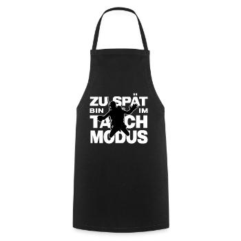 taucher tauchschule diving tauchsport tauchmodus - Kochschürze - Schwarz - Vorne - AI Model Male 185 dark (185cm)