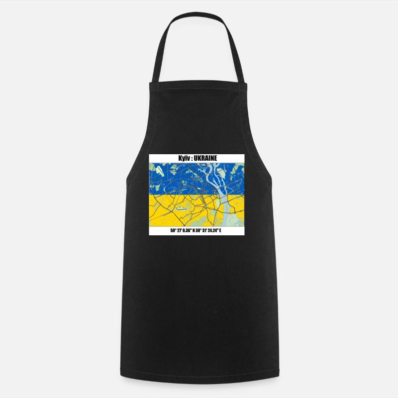 Kyiv - Tablier de cuisine - noir