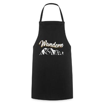 Wander - Cooking Apron - black - Front - AI Model Male 185 dark (185cm)