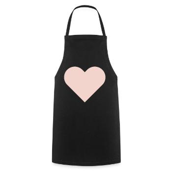 Ich liebe dich - Kochschürze - Schwarz - Vorne - AI Model Male 185 dark (185cm)