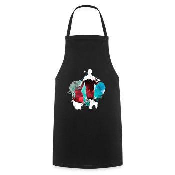 Golf Golfing Golfer Sport Hobby Club Bunt - Cooking Apron - black - Front - AI Model Male 185 dark (185cm)