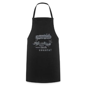 TP où chaque pouce compte la lumière - Tablier de cuisine - noir - Devant - AI Model Male 185 dark (185cm)