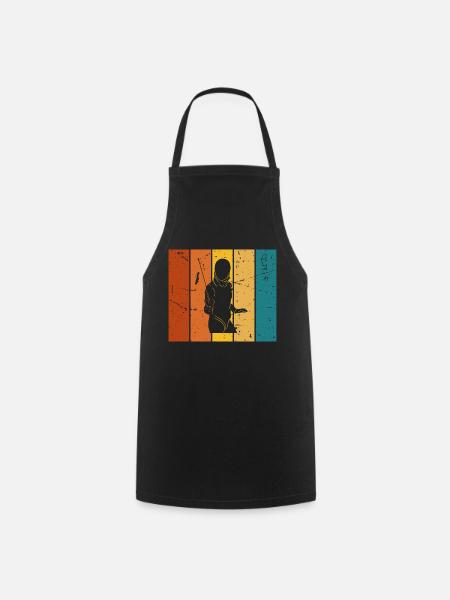Escrimeur cadeau Vintage - Tablier de cuisine - noir