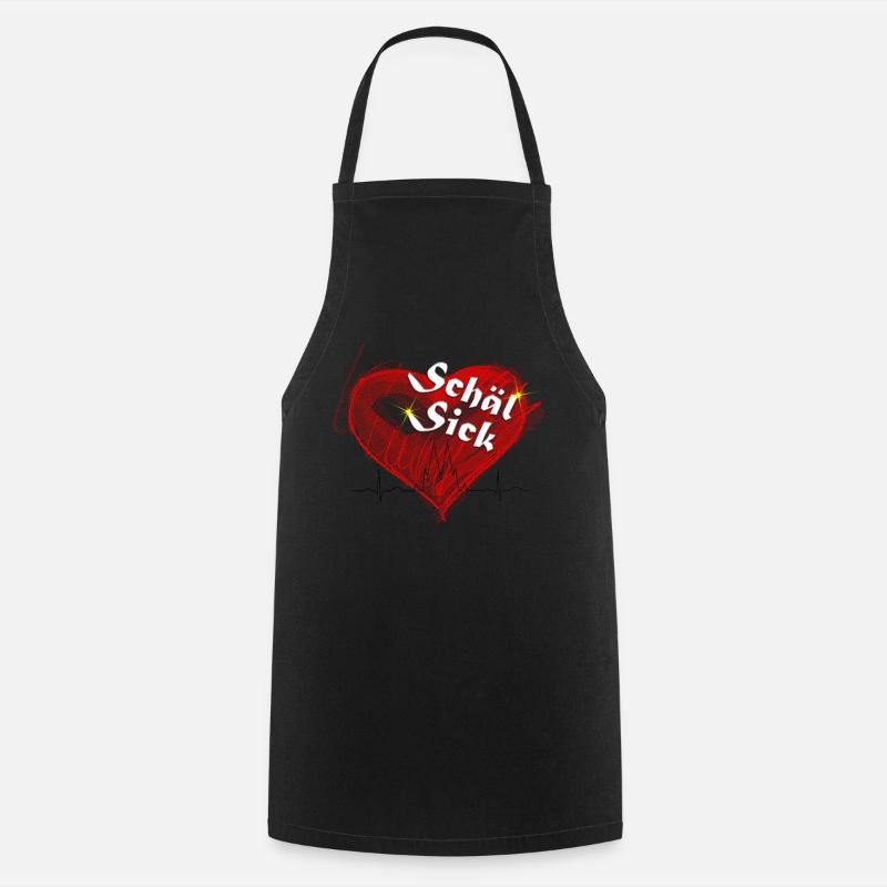 Schäl malade 3 - Tablier de cuisine - noir