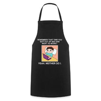 Work out of bed design for proud Pinoys - Cooking Apron - black - Front - AI Model Male 185 dark (185cm)