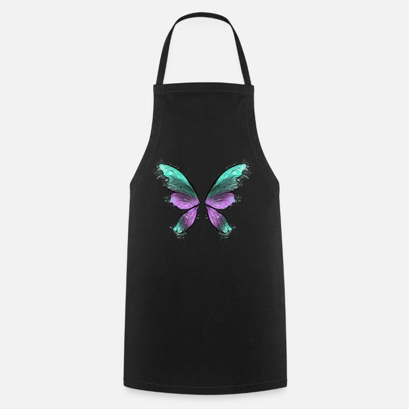 Fairy Wings - Cooking Apron - black