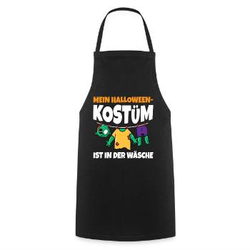 Mein Halloween Kostüm Ist In Der Wäsche Zombie - Kochschürze - Schwarz - Vorne - AI Model Male 185 dark (185cm)