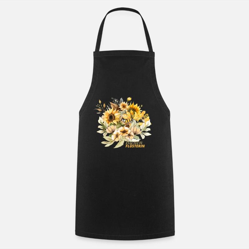 Bee Whisperer - Cooking Apron - black