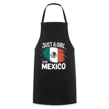 Mexico Mexico Mexican Spanish - Cooking Apron - black - Front - AI Model Male 185 dark (185cm)