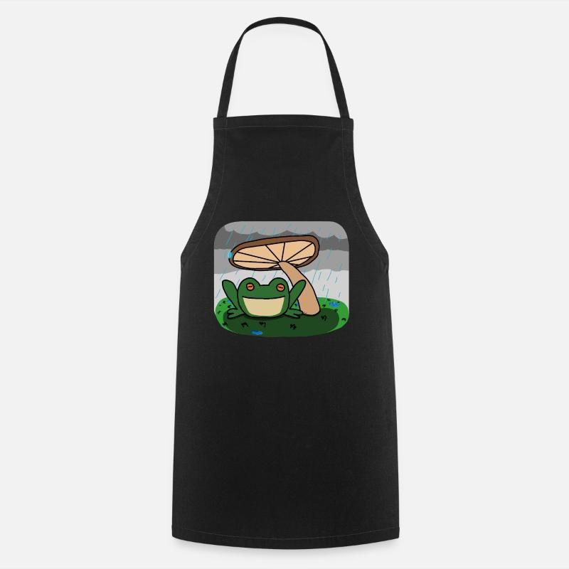 frog - Cooking Apron - black
