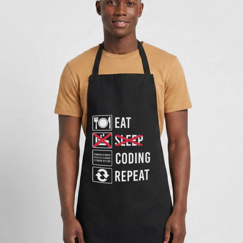 Coding Code Programmieren Geschenk Lustig Spruch Kochschürze