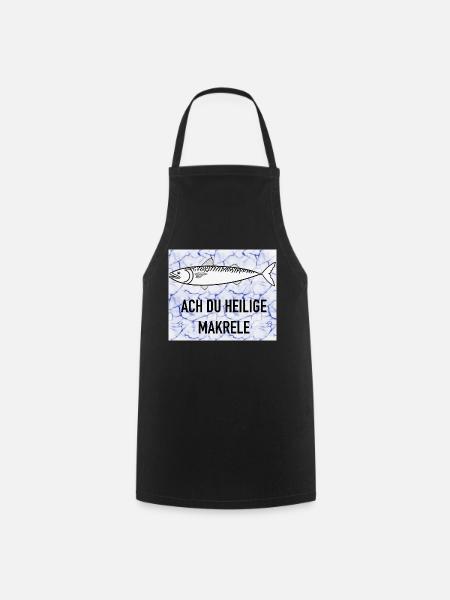 Sacred mackerel - Cooking Apron - black