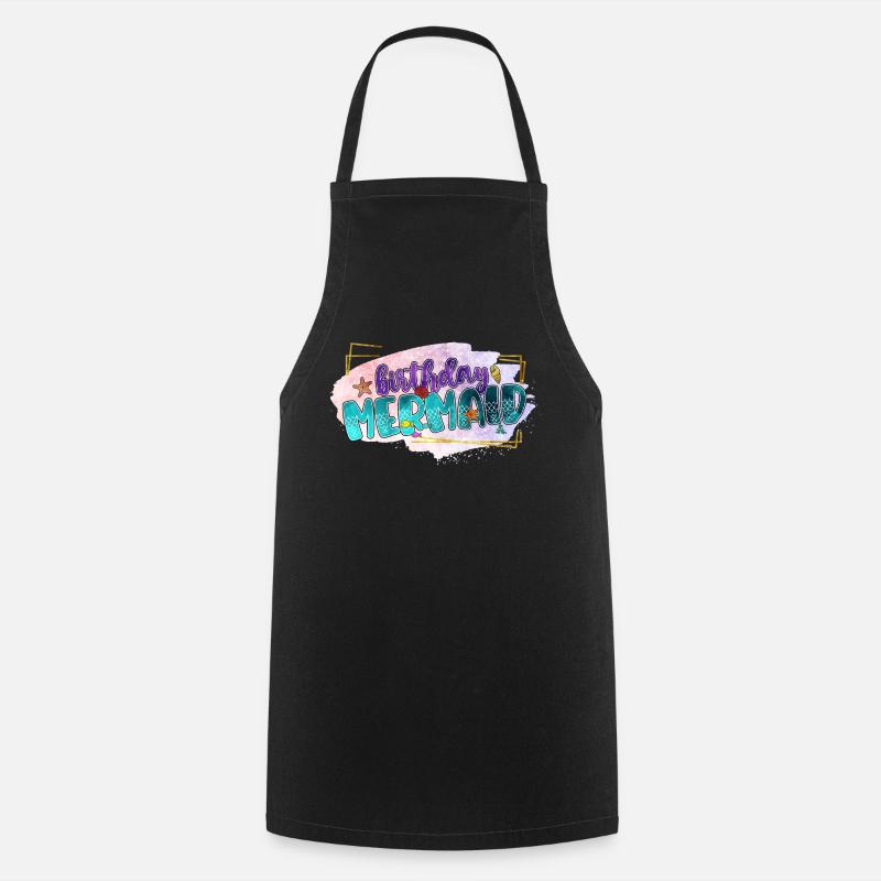 Ocean Sublimation - Cooking Apron - black