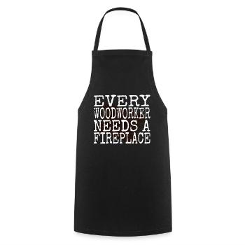 Woodworker Hobbyists Sabrina Carpenter Tshirts - Cooking Apron - black - Front - AI Model Male 185 dark (185cm)