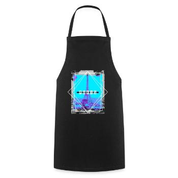 Paris France City Skyline Home Love - Cooking Apron - black - Front - AI Model Male 185 dark (185cm)