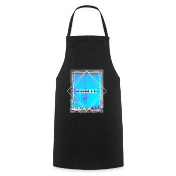 Norwich England UK City Skyline Home Love - Cooking Apron - black - Front - AI Model Male 185 dark (185cm)