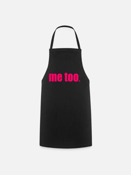 Me too - Kochschürze - Schwarz
