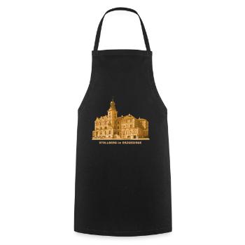 Stollberg Mairie District d’Erzgebirge Ville de Saxe - Tablier de cuisine - noir - Devant - AI Model Male 185 dark (185cm)