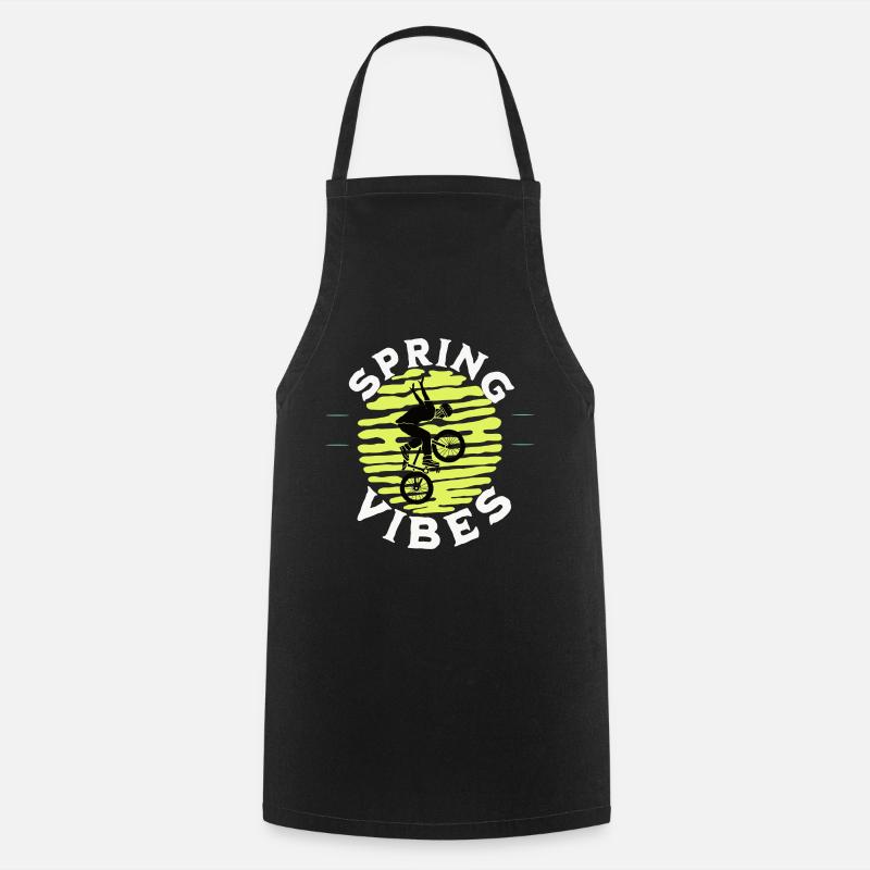 Spring vibes - Cooking Apron - black