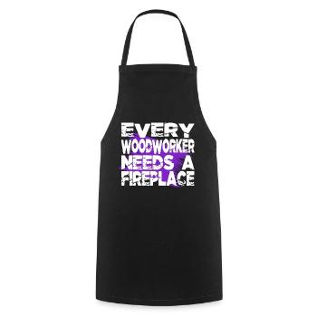 Carpenter Tshirts Present Funny Carpenter Quotes - Cooking Apron - black - Front - AI Model Male 185 dark (185cm)