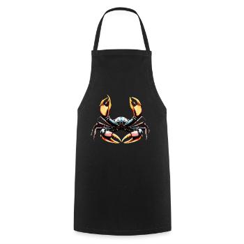HOMARDS - Tablier de cuisine - noir - Devant - AI Model Male 185 dark (185cm)